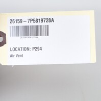 2011-2018 Porsche Cayenne 958 Center Dashboard Right Air Vent OEM 7P5819728E