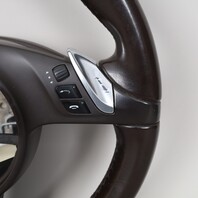 2011-2016 Porsche Cayenne Panamera Multifunction Steering Wheel Espresso OEM