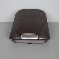 2011-2018 Porsche Cayenne 958 Center Console Arm Rest Lid Espresso Cognac OEM