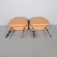 2011-2018 Porsche Cayenne 958 Front Seat Headrest Pair Set Left Right Cognac OEM