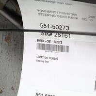 2006-2010 BMW 525i 528i 530i 535i 550i 650i Power Steering Rack Pinion OEM
