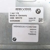 2006-2007 BMW 525i 530i E60 3.0 Engine Computer Module ECU ECM DME OEM