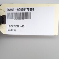 1999-2004 Porsche 911 996 Left Driver Rear Mud Flap Guard OEM 99650479301
