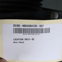 1997-2004 Porsche Boxster 986 Front Strut Shock Absorber Set 98634304120 OEM
