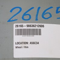 2000-2004 Porsche Boxster 986 Rear Wheel 17 X 8.5 Rim 98636212606 OEM