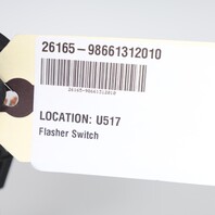 2002-2004 Porsche Boxster Emergency Flasher Hazard Switch 98661312010 OEM