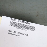 1997-2004 Porsche Boxster 986 Left Rear Spindle Knuckle Hub 2.5 2.7 OEM