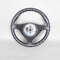 1999-2004 Porsche 911 996 Boxster 3 Spoke Steering Wheel Grey 99634780454 OEM