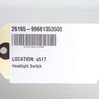 1997-2004 Porsche 911 996 Boxster 986 Headlight Switch OEM 99661353500