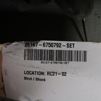 BMW 323i 325i 328i 330i E46 Front Strut Shock Spring Pair OEM 31316750791