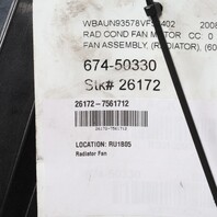 2008-2013 BMW 335i / 2012-2015 BMW X1 Radiator Fan 67327561712 OEM