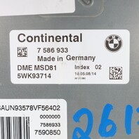 2008-2009 BMW 135i 335i 535i X6 N54 Engine Computer ECU ECM DME OEM 12147586933