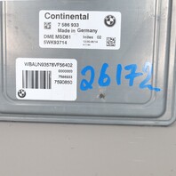 2008-2009 BMW 135i 335i 535i X6 N54 Engine Computer ECU ECM DME OEM 12147586933