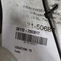2008-2010 BMW 135i 535i N55 Twin Turbo Rear Turbocharger 11657593017 OEM