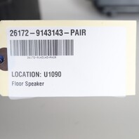 2008-2013 BMW 328i 335i M3 X1 Floor Speaker Subwoofer Set Pair 65139143143 OEM