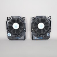 2008-2013 BMW 328i 335i M3 X1 Floor Speaker Subwoofer Set Pair 65139143143 OEM