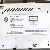 2008-2009 BMW 128i 135i 328i 335i Stereo Radio Professional CD 65129178860 OEM