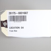 2007-2013 BMW X5 X6 Rear Fuse Relay Box 61146931687 OEM