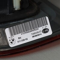2013-2014 BMW X6 X6M E71 Right Passenger Tail Light OEM 63217295006