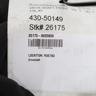 2011-2018 BMW X5 X6 E70 E71 F15 F16 Front Drive Shaft 26208605866 OEM
