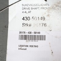 2011-2018 BMW X5 X6 E70 E71 F15 F16 Front Drive Shaft 26208605866 OEM