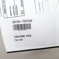2011-2013 BMW X5 E70 Left Driver Fog Light 63177237433 OEM