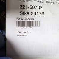 BMW 550i 650i 750i X5 X6 N63 Turbo Turbocharger 11657576985 OEM