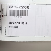2014-2017 BMW i3 I01 Right Passenger Fog Light Lamp OEM 63117295688