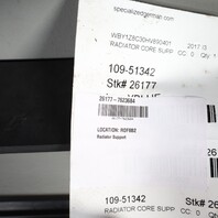 2014-2021 BMW i3 I01 Radiator Support Carrier Bracket OEM 17117600543
