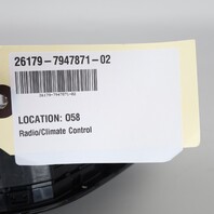 2017-2020 BMW 530i 540i Climate Control Panel OEM  61316834463