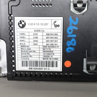 2011-2016 BMW 528i 535i 550i Central Display Screen 10.25 65509243897 OEM