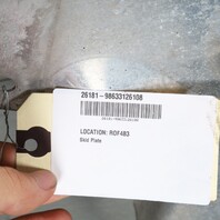 1997-2004 Porsche Boxster Transmission Skid Plate Belly Pan OEM 98633126108