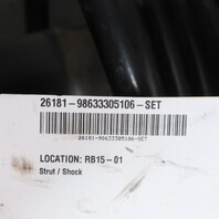 1997-2004 Porsche Boxster 986 Rear Strut Shock Spring Set 98633305106 OEM