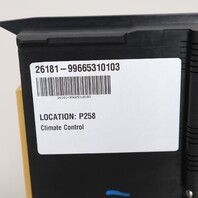 1999-2001 Porsche 911 996 Boxster 986 Climate Control Panel 99665310103 OEM