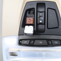 2015 BMW 328i Overhead Dome Light Sunroof Switch OEM