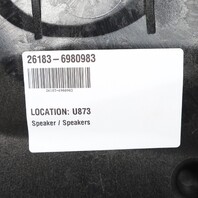 2004-2010 BMW X3 E83 Floor Speaker Subwoofer Set Pair 65136990103 OEM