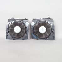 2004-2010 BMW X3 E83 Floor Speaker Subwoofer Set Pair 65136990103 OEM