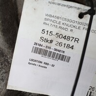 2011-2016 BMW 528i 535i 550i 650i Right Passenger Front Spindle Knuckle Hub OEM