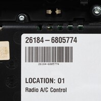 2011-2015 BMW 528i 535i 550i Audio Climate Temperature Control Panel OEM
