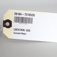 BMW 528i 535i 550i M5 640i 650i 740i 750i Sunroof Motor 67617316535 OEM