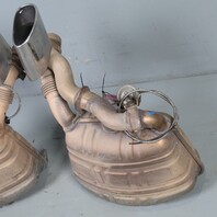 2002-2004 Porsche 911 996 Eisenmann Valved Sport Exhaust Mufflers Pair PSE OEM