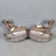 2002-2004 Porsche 911 996 Eisenmann Valved Sport Exhaust Mufflers Pair PSE OEM
