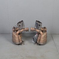 2002-2004 Porsche 911 996 Eisenmann Valved Sport Exhaust Mufflers Pair PSE OEM