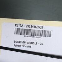 2001-2005 Porsche 911 996 Turbo C4S Front Spindle Knuckle Left OEM