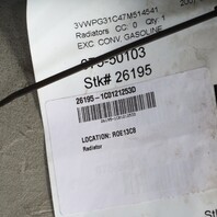 2006-2010 Volkswagen Beetle 2.5 Radiator OEM 1C0121253D