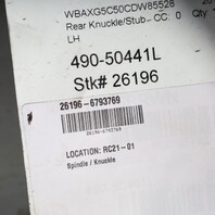 2011-2016 BMW 528i 535i 550i Left Rear Spindle Knuckle Hub 33326793769 OEM