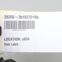 1998-2004 Porsche 911 996 Boxster 986 Right Door Latch 3B1837016P OEM