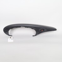 2000-2004 Porsche 911 996 Speedometer Cover Trim Leatherette Black OEM