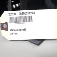 2000-2005 Porsche 911 996 Boxster 996 Right Dash Air Vent Black 99655222805 OEM