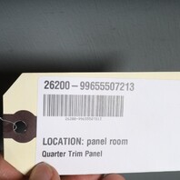 1999-2004 Porsche 911 996 Convertible Right Quarter Trim Panel Black OEM